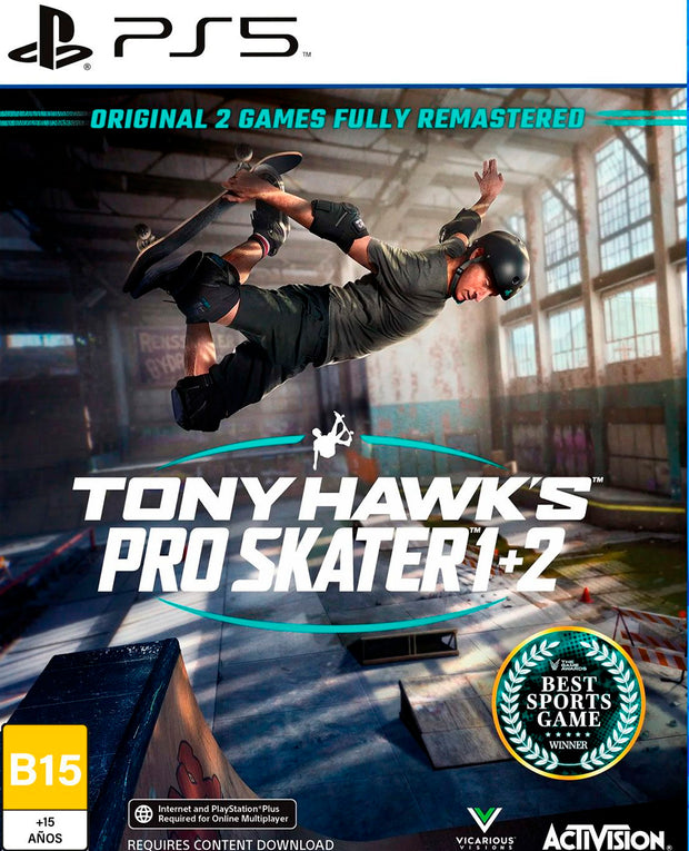 PS5 TONY HAWKS PRO SKATER 1+2