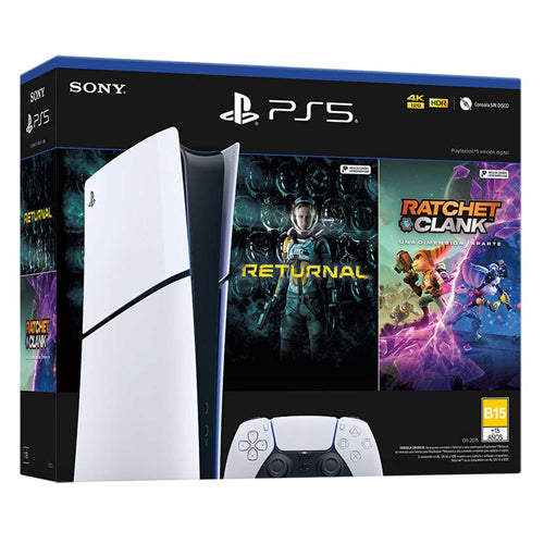 CONSOLA PLAYSTATION 5 SLIM digital - Bundle Ratchet y Clank - Returnal