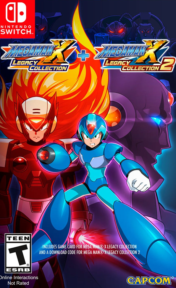 NINTENO SWITCH MEGA MAN X LEGACY COLLECTION 1 AND 2