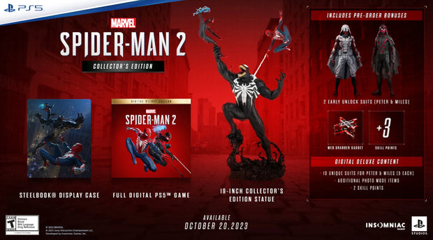 PS5 Marvel Spiderman 2 Edición Coleccionista