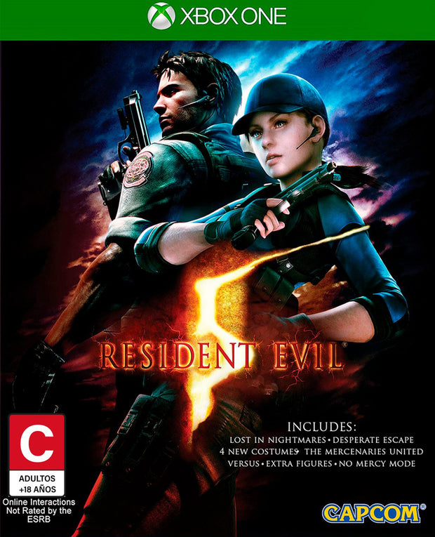 xbox one RESIDENT EVIL 5