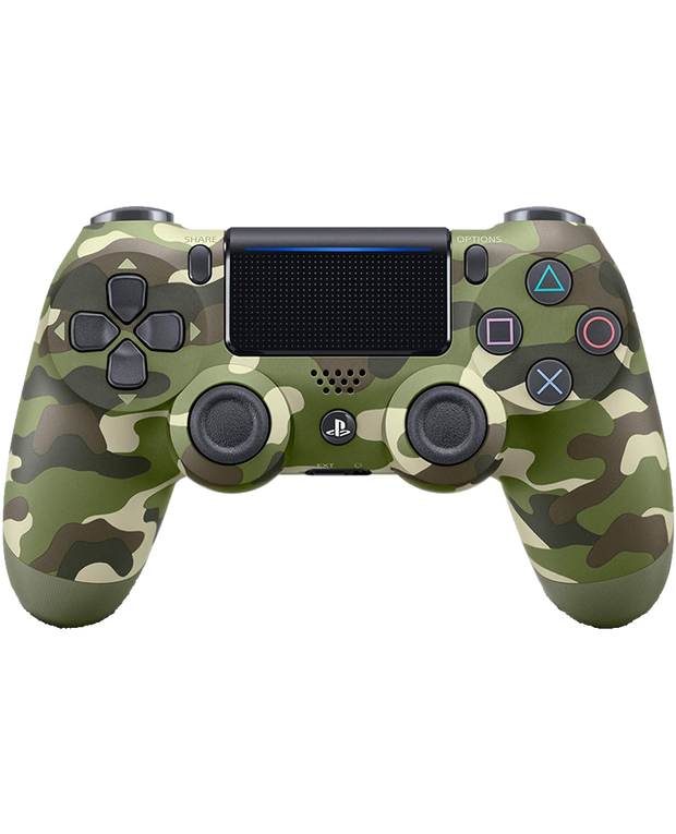 PS4 DualShock Green Camouflage