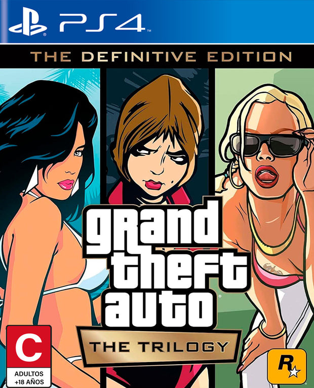 PS4 Grand Theft Auto The Tilogy Definitive Edition para PlayStation 4