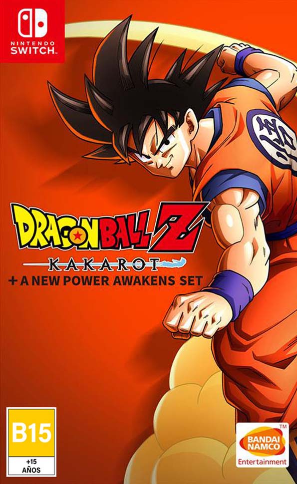 Nintendo Switch Dragon Ball Z Kkarot + A New Power Awakens Set.