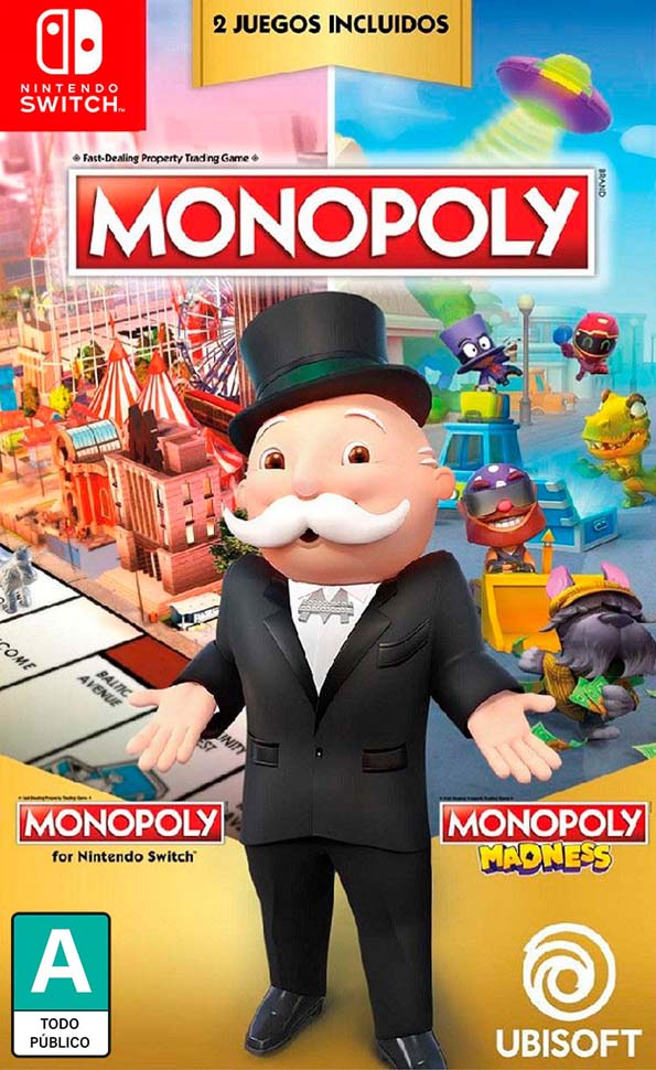 Nintendo Switch Monopoly and Monopoly Madness