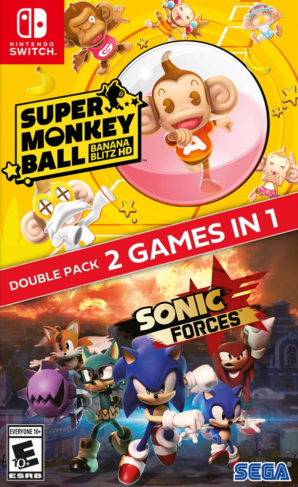 Nintendo Switch Sonic Forces + Super Monkey Ball Banana Blitz HD